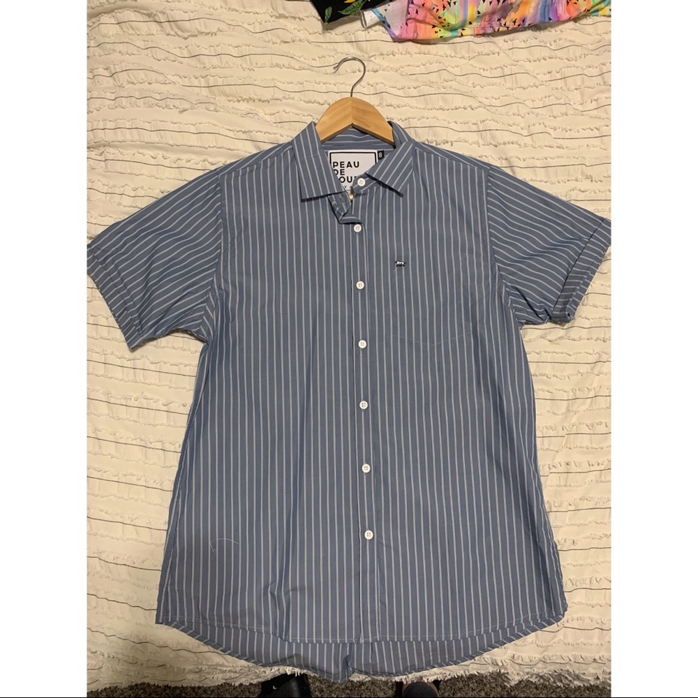 Peau De Loup androgynous button up